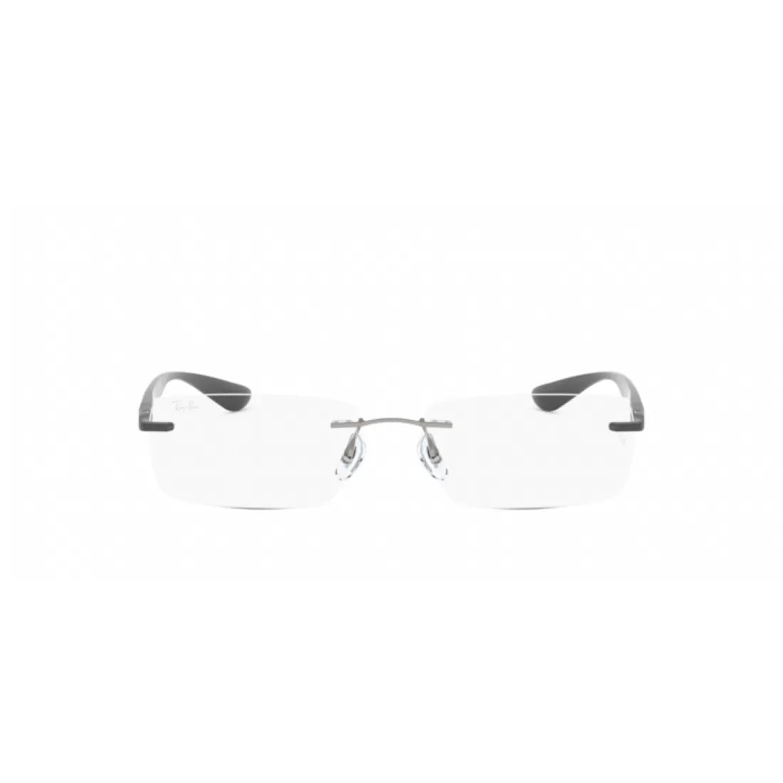 UNISEX EYEGLASSES RAY-BAN RX 8724 - 1218 POLISHED GUNMETAL CALIBER 54 