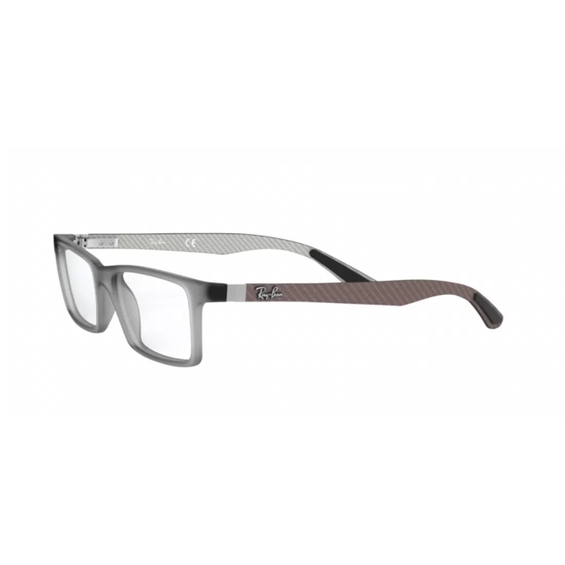 MEN'S EYEGLASSESAY-BAN RX 8901 - 5244 DEMI GLOSS GRAY CALIBER 53 