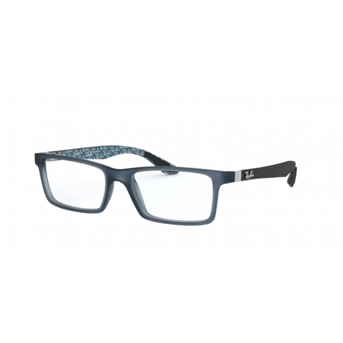 MEN'S EYEGLASSES RAY-BAN RX 8901 - 5262 DEMI GLOSS BLUE CALIBER 55 