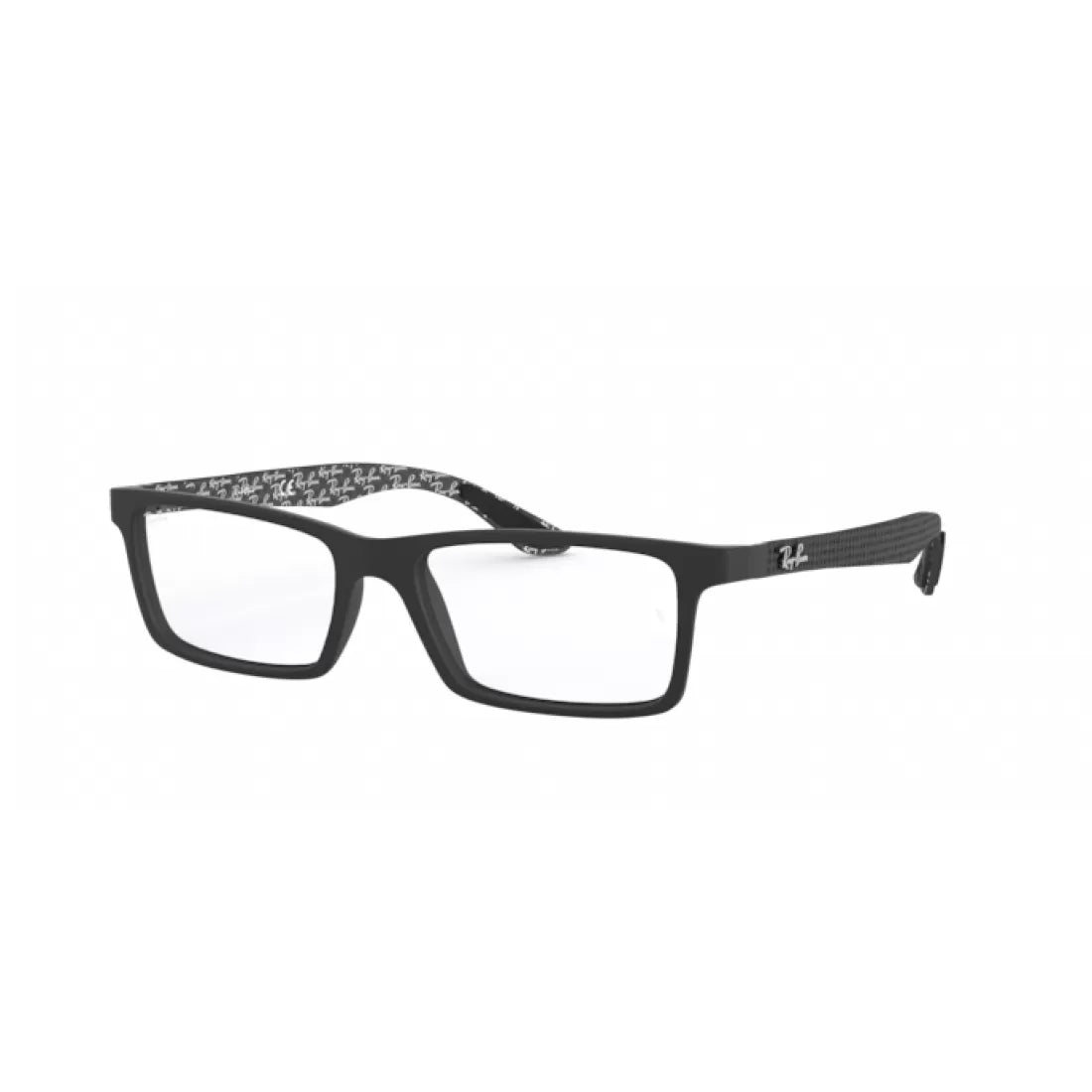 MEN'S EYEGLASSES RAY-BAN RX 8901 - 5263 DEMI GLOSS BLACK CALIBER 55 
