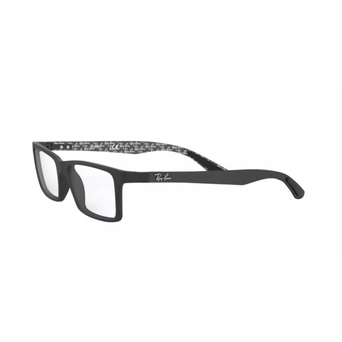 MEN'S EYEGLASSES RAY-BAN RX 8901 - 5263 DEMI GLOSS BLACK CALIBER 53 