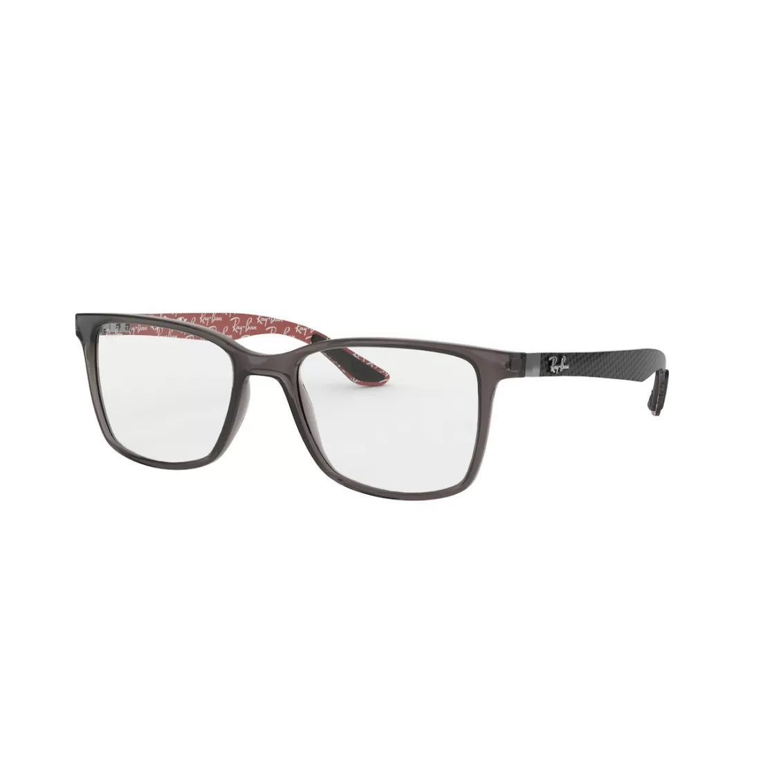 MEN'S EYEGLASSES RAY-BAN RX 8905 - 5845 TRANSPARENT GRAY SIZE 55 