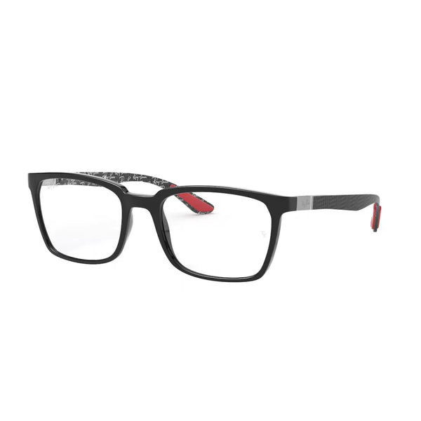 OCCHIALE DA VISTA UOMO RAY-BAN RX 8906 - 2000 NERO LUCIDO CALIBRO 52