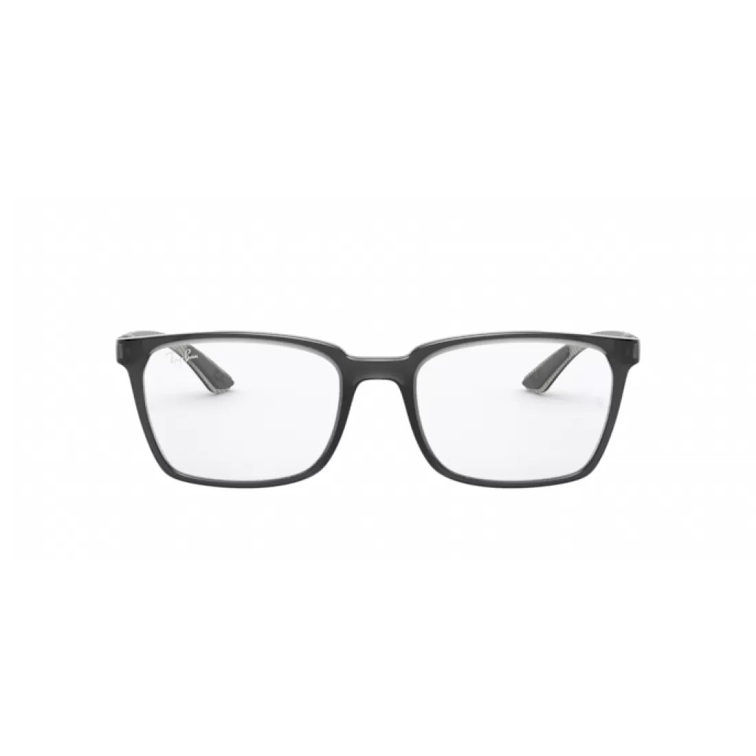 MEN'S EYEGLASSES RAY-BAN RX 8906 - 8061 GLOSS TRANSPARENT GRAY SIZE 54 
